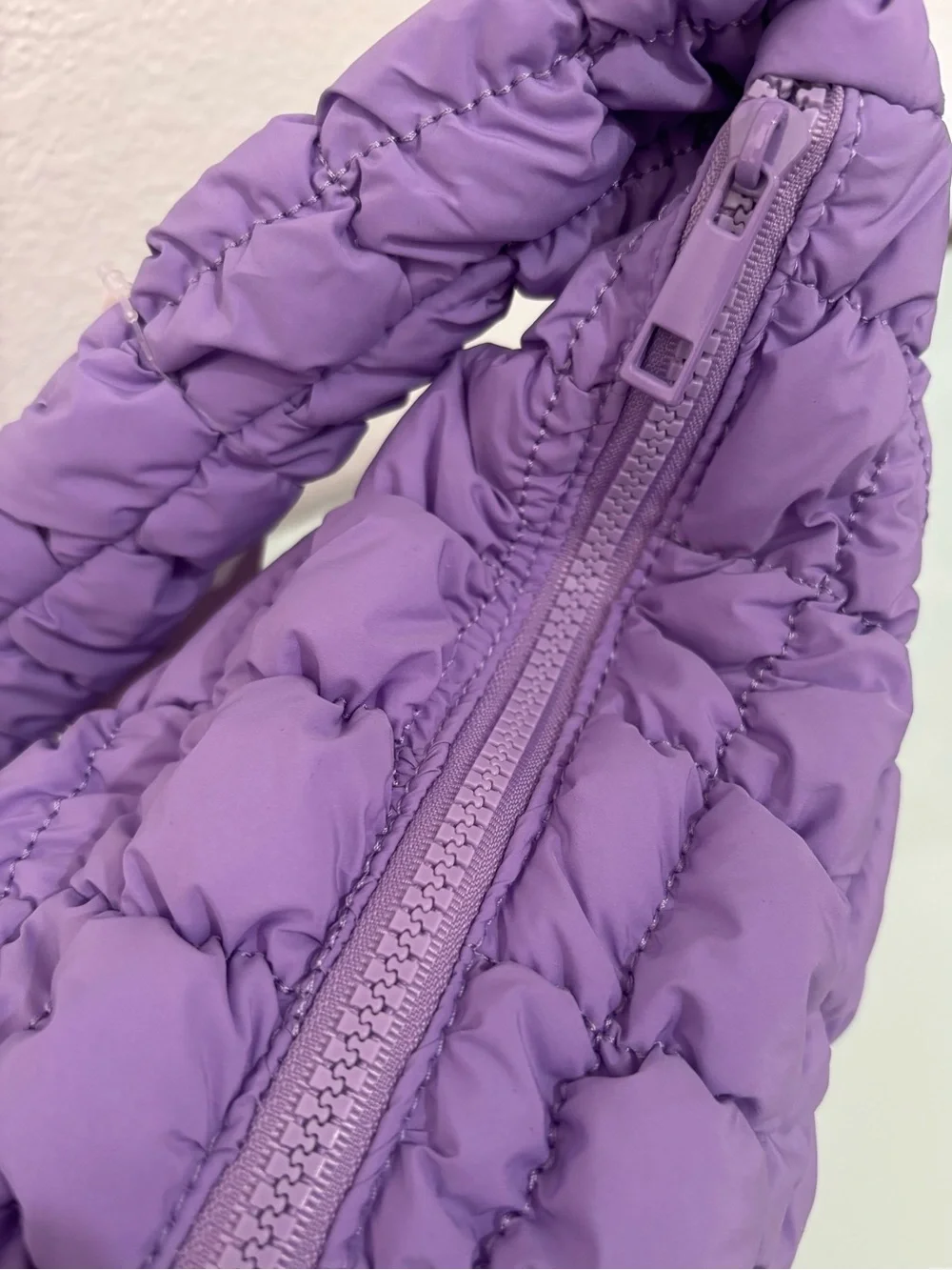 Urban Outfitters Out From Under Caitlin Quilted Crossbody Bag Purple Lilac